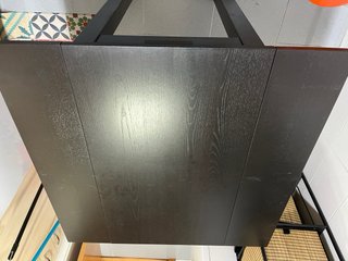 Mesa extensible Ikea negra