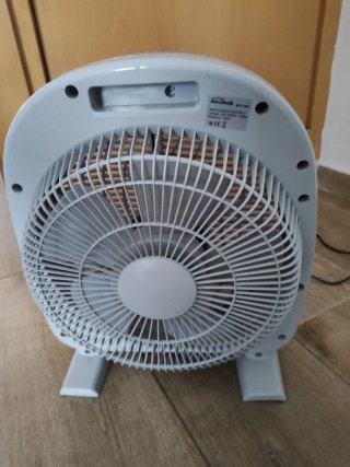 Ventilador Mercafan azul y gris