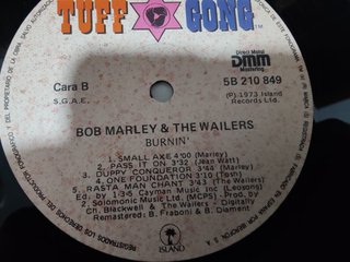 Bob Marley & The Wailers Burnin' LP DMM