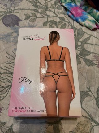 Conjunto sujetador y tanga Anais