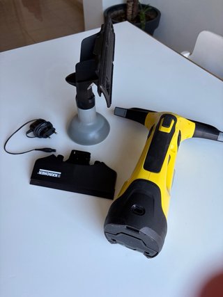 Kärcher Window Vac 12W completo + accesorios