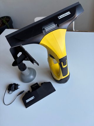 Kärcher Window Vac 12W completo + accesorios