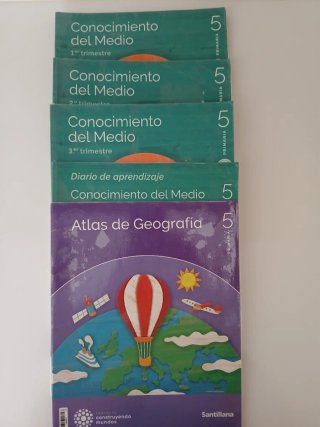 Libro Conocimiento del Medio 5° Primaria Santillan