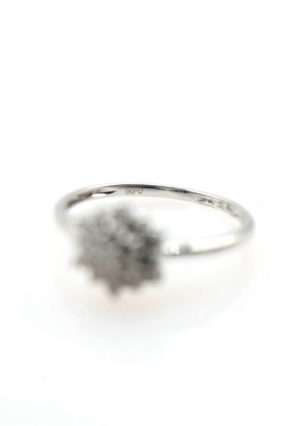 Anillo Oro Blanco 18k Brillantes
