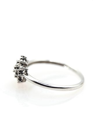 Anillo Oro Blanco 18k Brillantes