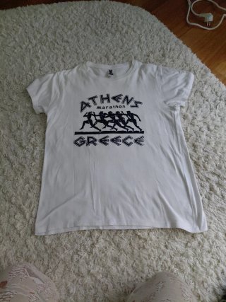 Camiseta Athens Marathon Grecia Blanca