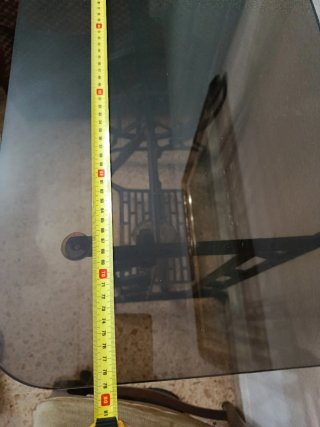 Mesa auxiliar vintage pie máquina coser