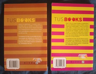 2 libros infantiles/juveniles bilingües Tus Books
