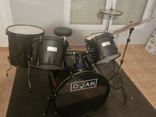 Batería Acústica OQAN Negra