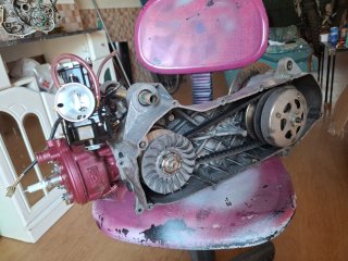 Motor Yamaha Aerox trucado