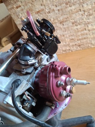 Motor Yamaha Aerox trucado