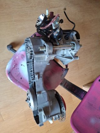 Motor Yamaha Aerox trucado