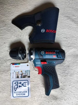 NUEVO Atornillador Bosch GSR 12V-15 FC Flexiclick