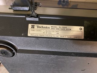 Giradischi Technics SL-1500