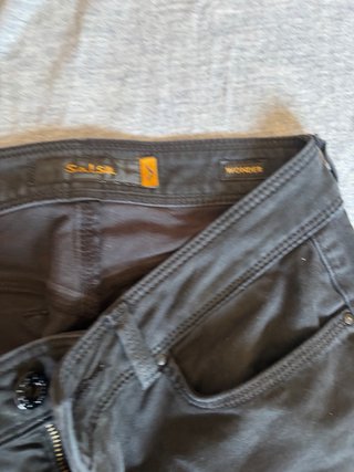 Vaqueros Salsa Negros Talla w25L32