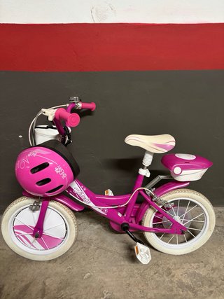 Bicicleta infantil 5-6 años + casco