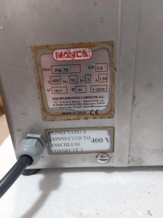 Picadora de carne trifásica