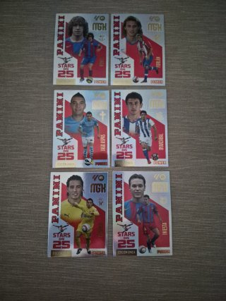 Cromos Panini MGK Stars on 25 Edición Única