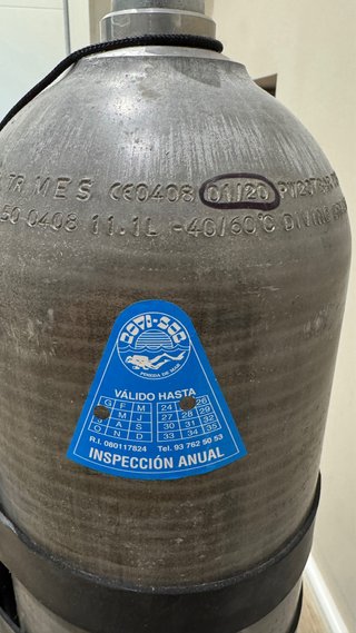 Botella Aluminio S80 Buceo (Stage) + Kit DTD