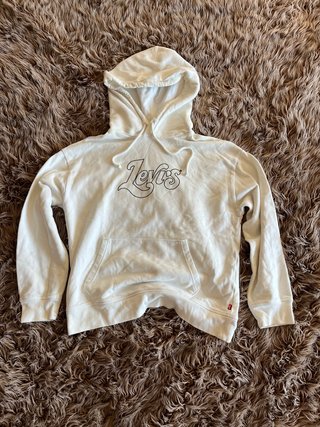 Levi's sudadera talla S blanca Unisex retro