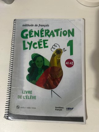 cuadernillo de libro de frances 1 bachillerato