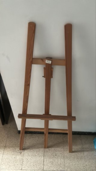 Caballete de madera para pintar