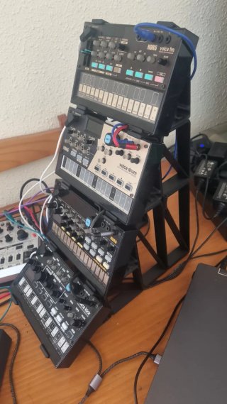 Soporte Korg Volca Cuádruple
