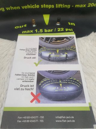 Cojín Nivelador Neumático Flat-Jack Camper 2.0
