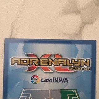 Carta Fútbol David Villa Supercrack Adrenalyn 2009