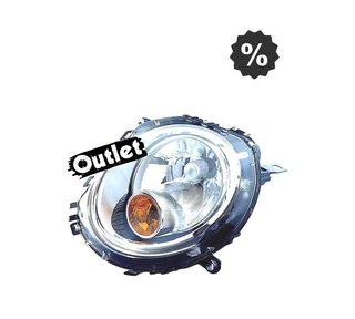 LK FARO IZQ MINI R56 06-10 FUNDO CROMO INTERMITENTE NARANJA