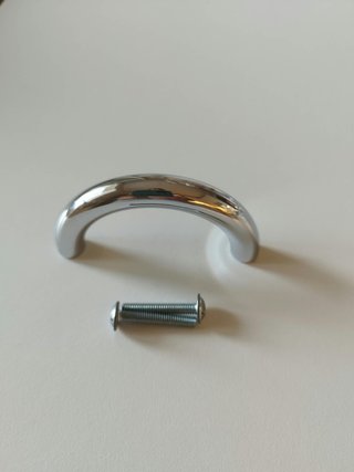 Tiradores cromados para muebles (pack 12)
