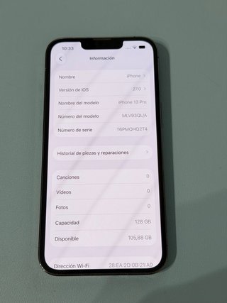 iPhone 13 Pro Gris Espacial Perfecto estado y caja