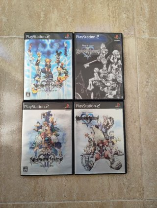 Lote Kingdom Hearts PS2 Japonés