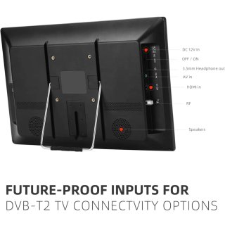 Televisor TV Portátil KCR 14° DVB-T2 HDMI Camper