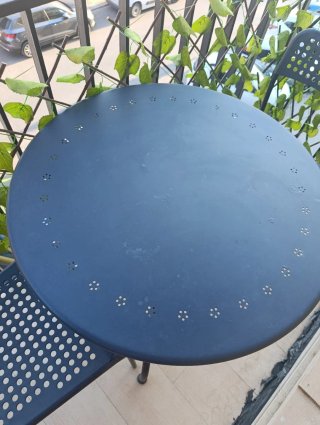 Conjunto Terraza Ikea Mesa Läckö + Sillas Sandsber