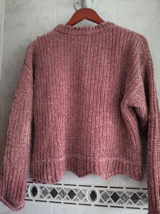 Jersey Zara Mujer Rosa Talla Única