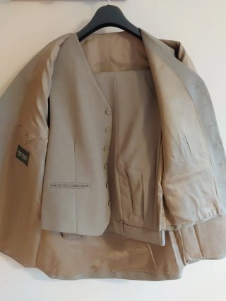 Traje de chaqueta caballero T.44 Taupe