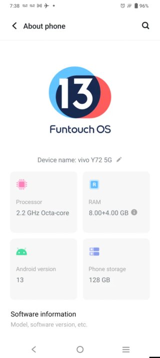 vivo Y72 5G 128GB