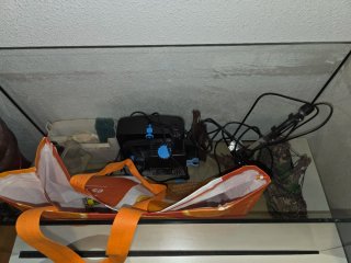 Acuario completo con accesorios