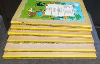 Lote 6 ejemplares TinTin