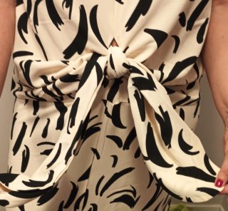 Vestido estampado mujer