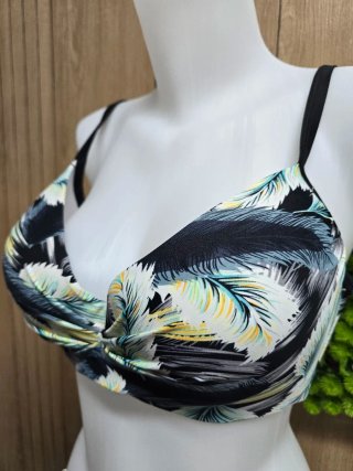 Bikini Negro y Multicolor