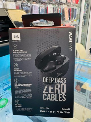 Auriculares JBL Wave200 TWS Negros