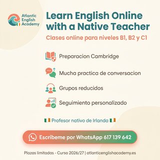 English Academy ofrece clases de inglés online