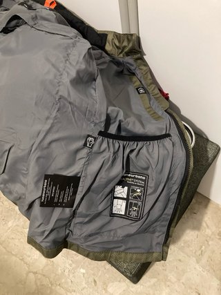Giubbotto verde oliva uomo sia per moto che anti v