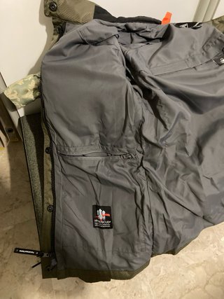 Giubbotto verde oliva uomo sia per moto che anti v