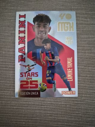 Cromo Panini Lamine Yamal Stars on 25