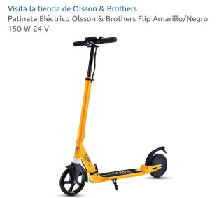 Patinete Eléctrico Amarillo Olsson