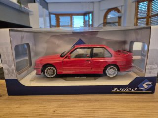 Maqueta Solido BMW E30 M3 1:18 Rojo