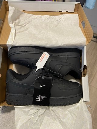 Nike Air Force 1 '07 Zapatillas Negras talla 42